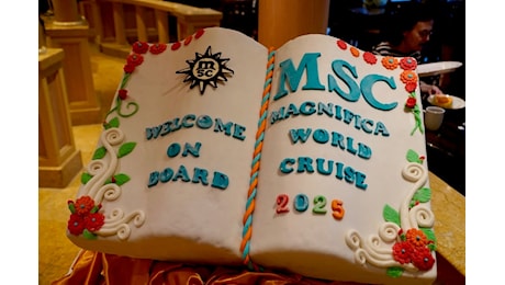 Parte da Genova la sesta World Cruise di MSC con 2.300 ospiti da 60 nazioni