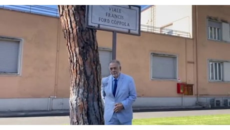 IL VIDEO. A Roma l'omaggio a Coppola, consegnata la chiave di Cinecittà