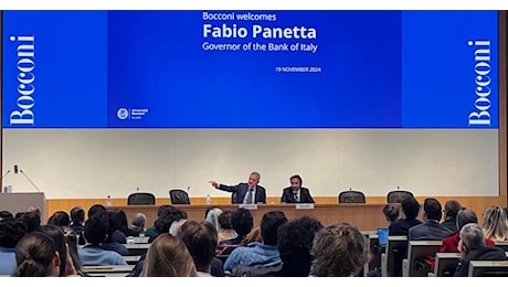 Il governatore di Bankitalia Panetta alla Bocconi: Bce blocchi le politiche monetarie restrittive