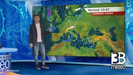 Previsioni meteo video di martedì 03 dicembre sull'Italia