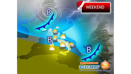 Meteo: Weekend, nuova Irruzione Fredda da Domenica 22, le conseguenze in Italia