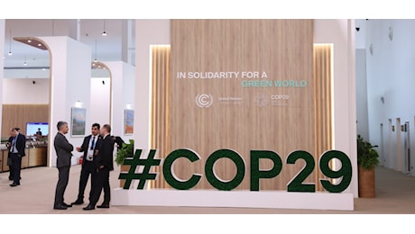 Inizia a Baku la Cop29 sul cambiamento climatico