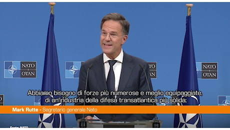 Nato, Rutte: «Aumentare le spese per la difesa»