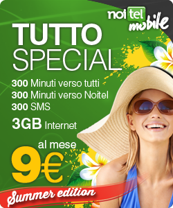 NOITEL MOBILE lancia la sua promo speciale dedicata all’estate